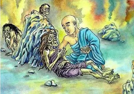 图片7:佛经故事"目连救母"